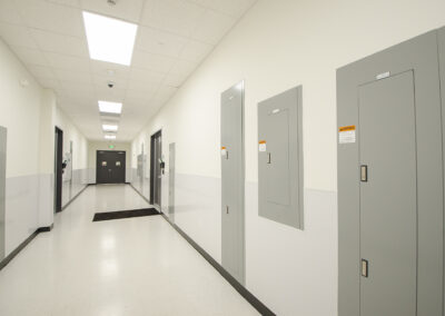GLeaf - Hallway Breakers & Lighting by Tate & Hill Electrical