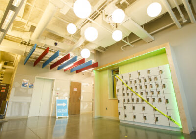 YMCA - Hallway Lighting by Tate & Hill Electrical
