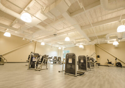 YMCA - Workout Room Lighting by Tate & Hill Electrical
